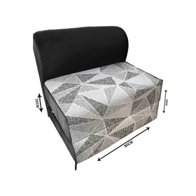 کاناپه تخت شو یک نفره مینیمال هندسی مدل M1109