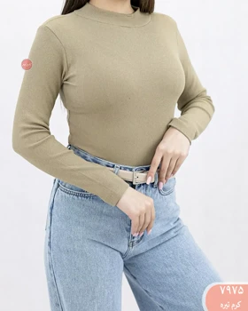 بلوز آستین بلندیقه پنج سانت 7975