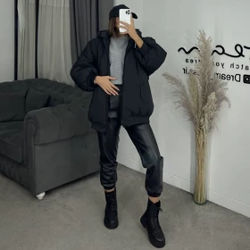 کاپشن پفی خلبانی