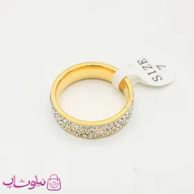 انگشتر زنانه پرنگین استیل