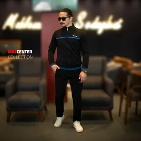 گرمکن شلوار مردانه ریبوک مشکی آبی 2XL
