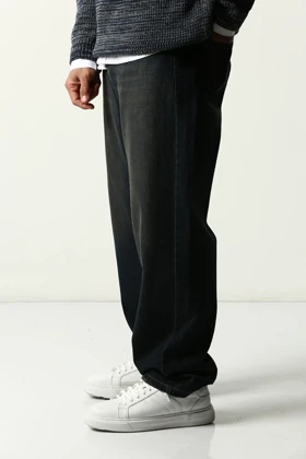 شلوارجین نیم بگ مردانه