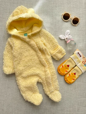 سر همی پشمی جورابدار لیمویی