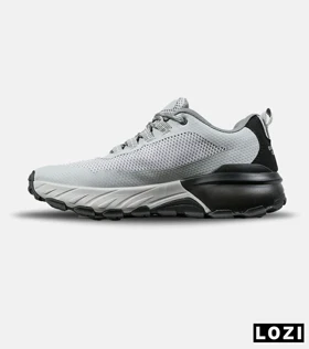کفش کتانی طبی ورزشی طوسی مشکی SKECHERS max protect مدل 7571