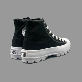 کانورس لاگد مشکی ساق‌دار Converse Lugged Black Hightop