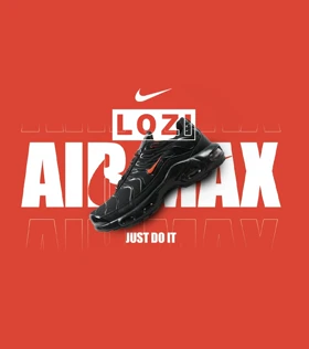 کفش کتانی مردانه و زنانه مشکی قرمز NIKE AirMax Plus TN Ultra مدل 6729
