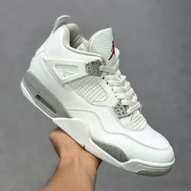 کتانی جردن 4 سفید طوسی Nike Air Jordan