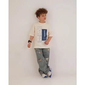 تیشرت تک پسرانه وافل پنبه