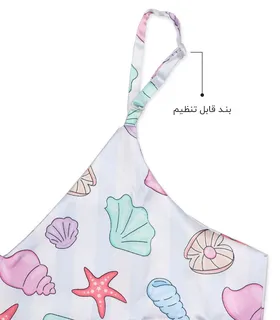 ست شورتک و تاپ بندی و اسکرانچی ساتن anamax آنامکث کد 024 طرح صدف