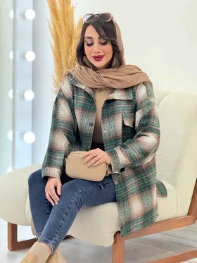 شکت چهارخونه تک جیب شینا