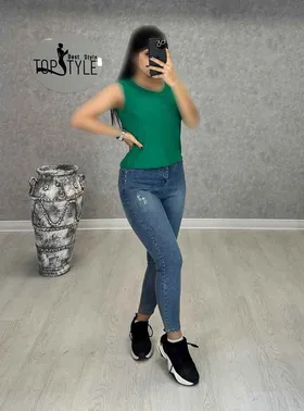 تاپ یقه گرد قواره دار : 8669
