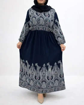 پیراهن سایزبزرگ اندونزی ترمه 7363