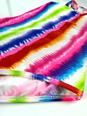 مایو یک تکه کاپ‌دار رنگی