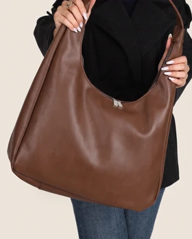 کیف زنانه دوشی شنل 6033 (قهوه ای)