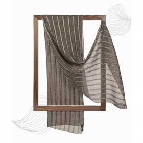 شال طرح راه راه زنانه - 39251738