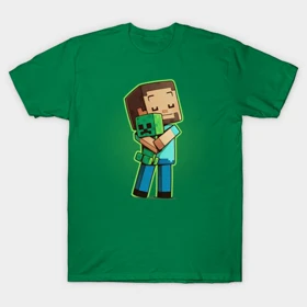تیشرت طرح ماینکرافت | creepers need love t-shirt کد 254806