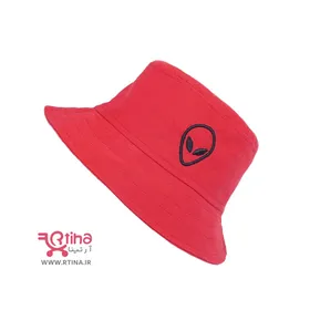 کلاه باکت هد دخترانه/ bucket/ رنگ قرمز آلین
