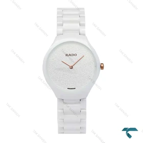 ساعت رادو زنانه سفید سرامیکی صفحه اکلیلی Rado-6538-L