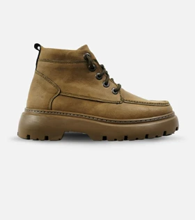 نیم بوت چرمی مردانه سبز Timberland