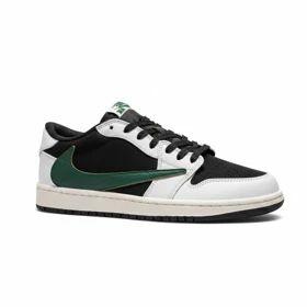 کفش کتانی نایک ایر جردن 1 لو تراویس اسکات سبز مشکی کد 294992