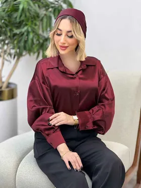 شومیز ساتن سلین