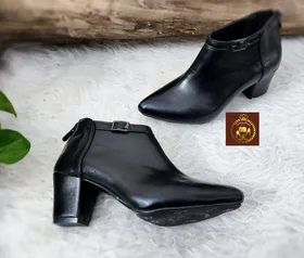 کفش نیم بوت مجلسی زنانه مدل بغل سگک