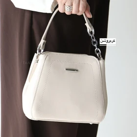 کیف زنانه مجلسی مدل رومی (کرم روشن)
