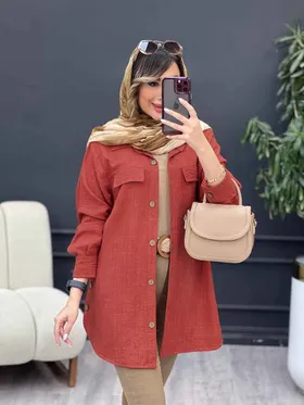 مانتو بغل سه دکمه آیلار