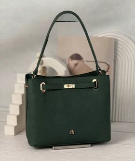 کیف دستی/دوشی زنانه آلفاALFA (سبز تیره)