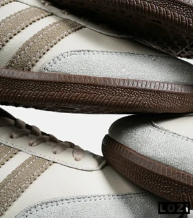 کفش کتانی مردانه و زنانه کرم قهوه ای ADIDAS Samba