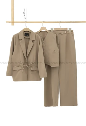 ست 3تیکه کت شلوار جلیقه مازراتی کد1005377