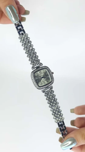 ساعت مچی زنانه مجلسی Dios نگین‌دار با موتور کوارتز