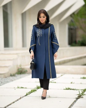 مانتو بلند شیک مدل رویسا پارچه بابوس کد 1551