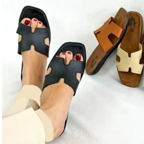 صندل روفرشی زنانه مدل هرمس