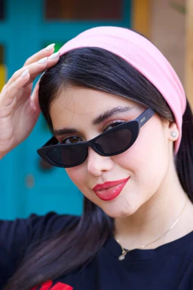 عینک آفتابی زنانه گربهای مدل کتآی علیدسا (مشکی)