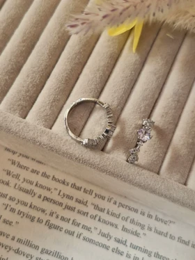 انگشتر جواهری فری سایز نگین دایره