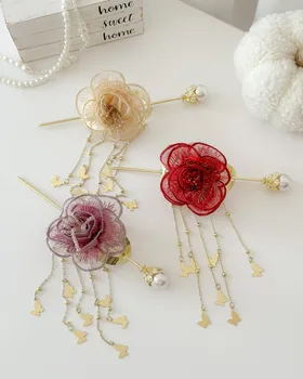 کانزاشی سوزن دوزی پروانه‌ای