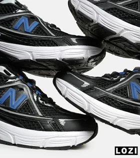 کفش کتانی مردانه و زنانه مشکی آبی NEW BALANCE 1064 V.2