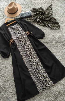 پیراهن بلند ترلان عیدانه