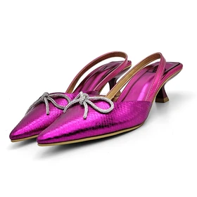 کفش مجلسی زنانه پاشنه‌دار 3 سانت مدل 4027 _ sandal valentino