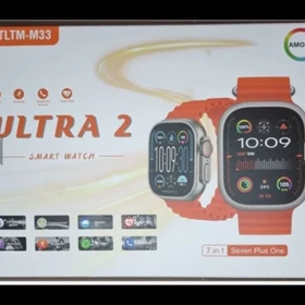 ساعت هوشمند TLMT-M33 داری هفت بند (6 سیلیکونی و 1 فلزی) دارای صفحه AMOLED