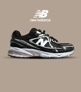 کفش کتانی مردانه و زنانه مشکی نقره ای NEW BALANCE 1064