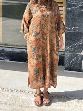 پیراهن مانتویی غزال