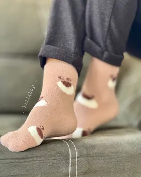 جوراب موهر گرم مدل تدی