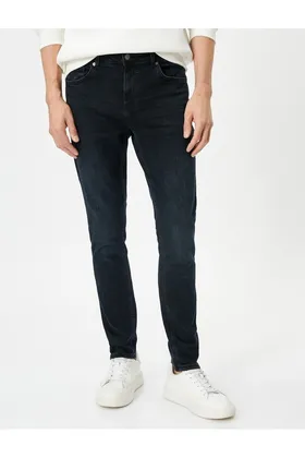 شلوار جین Skinny Fit - Michael Jean 4WAM40150ND