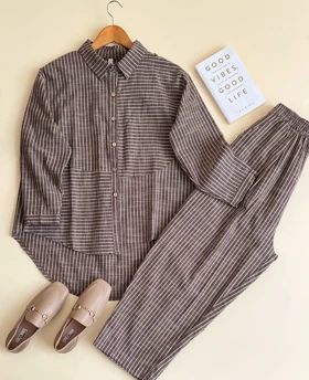 ست دو تیکه شومیز و شلوار کد 2018