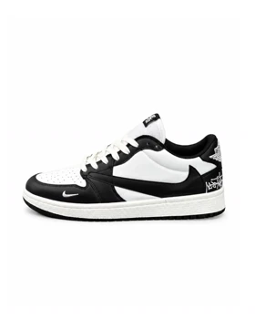 کفش کتانی مردانه مدل نایکی ترویس سفید مشکی Nike travis
