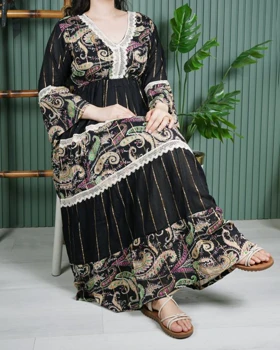 پیراهن زنانه هندی خامه دوزی U7614