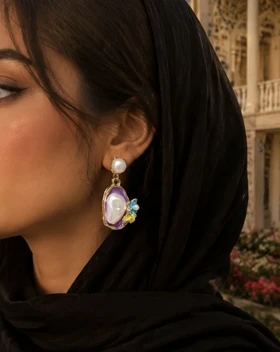 گوشواره میناکاری Mi6