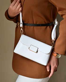 کیف دوشی زنانه بنو BENO مدل الانا کد 4960 (سفید)